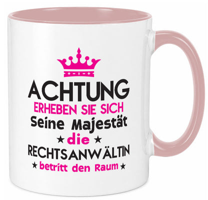 Seine Majestät Rechtsanwältin | Jurstin Anwältin Humor Geschenkidee Tasse