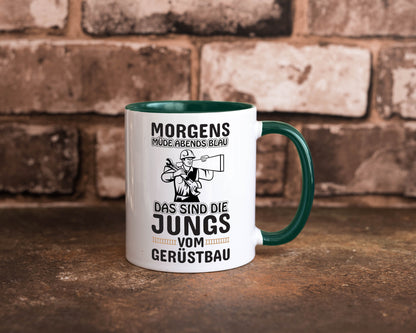 Jungs vom Gerüstbau | Gerüstbauer Tasse Baustelle Geschenk Humor Geschenkidee