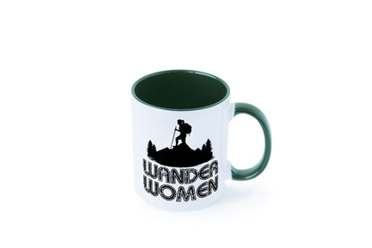Wander Woman | Wandern Berge Geschenk Familie Geschenkidee lustiger Spruch Tasse