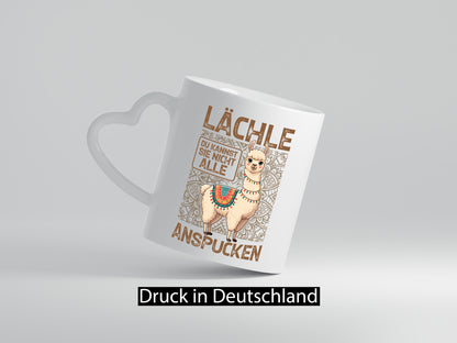 Du kannst sie nicht alle ansprucken | Lama lpaka Humor Geschenkidee Tasse