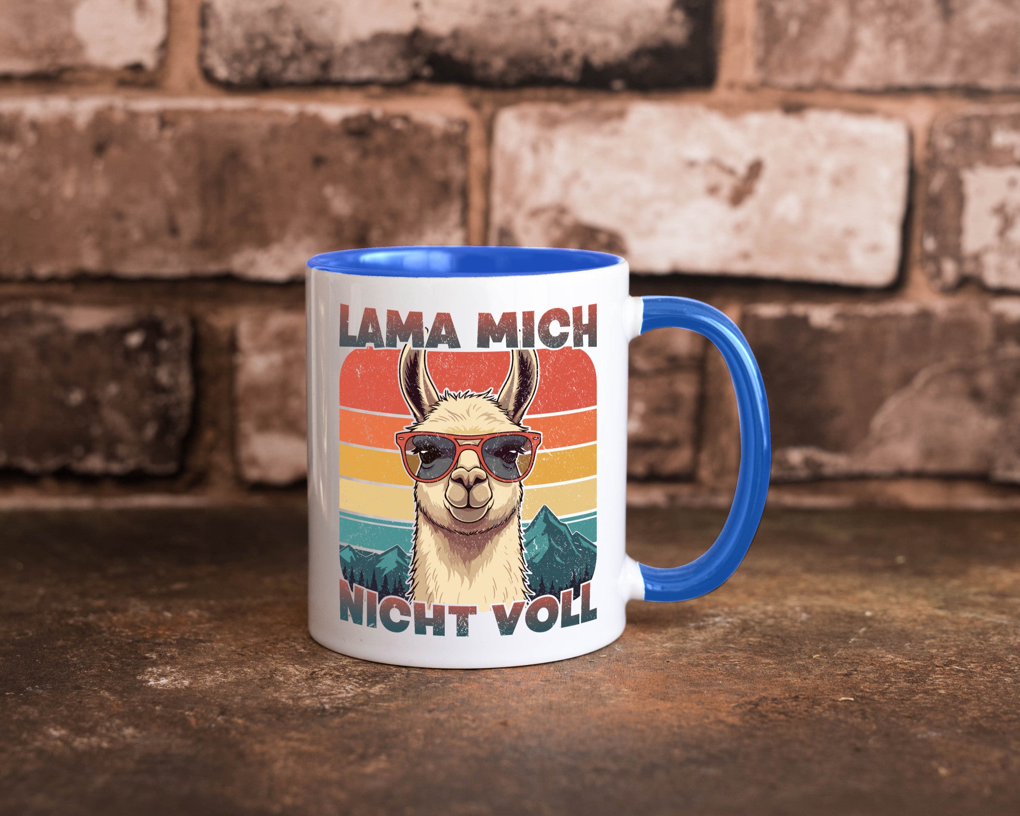 Lama mich nicht voll | Alpaka Kamel Retro lustig Humor Geschenkidee Geschenk
