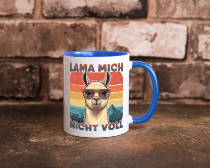 Lama mich nicht voll | Alpaka Kamel Retro lustig Humor Geschenkidee Geschenk