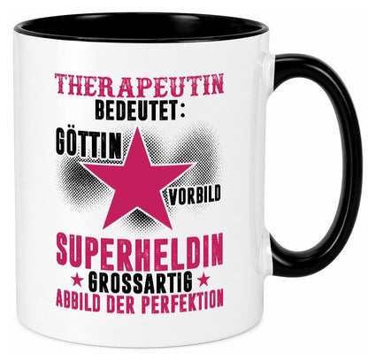 Bedeutung von Therapeutin | Psychotherapie Therapie lustiger Spruch Geschenk Tasse