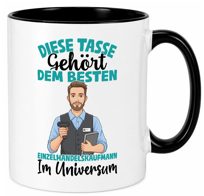 Im Universum: Einzelhandelskaufmann | Einzelhandel Geschenk Humor Geschenkidee Tasse