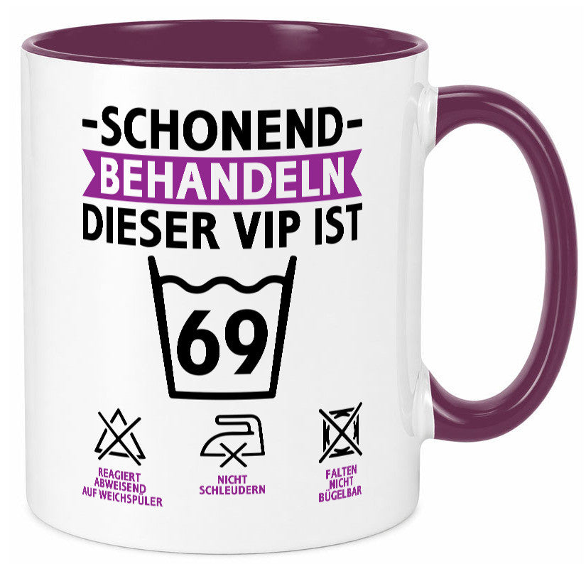 69 Geburtstag | schonend behandeln Jahre v2 Geschenk Geschenkidee lustiger