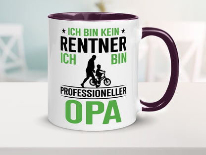 Ich bin kein renter Profesioneller Opa | Großvater Humor Familie Geschenkidee