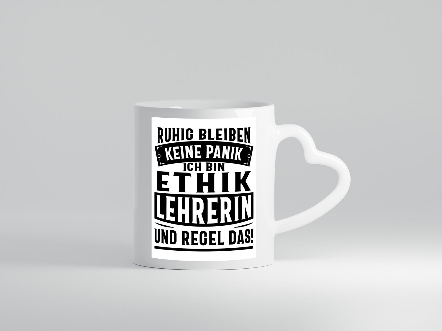 Ethik Lehrerin regelt das Geschenk Humor Geschenkidee lustiger Spruch Tasse
