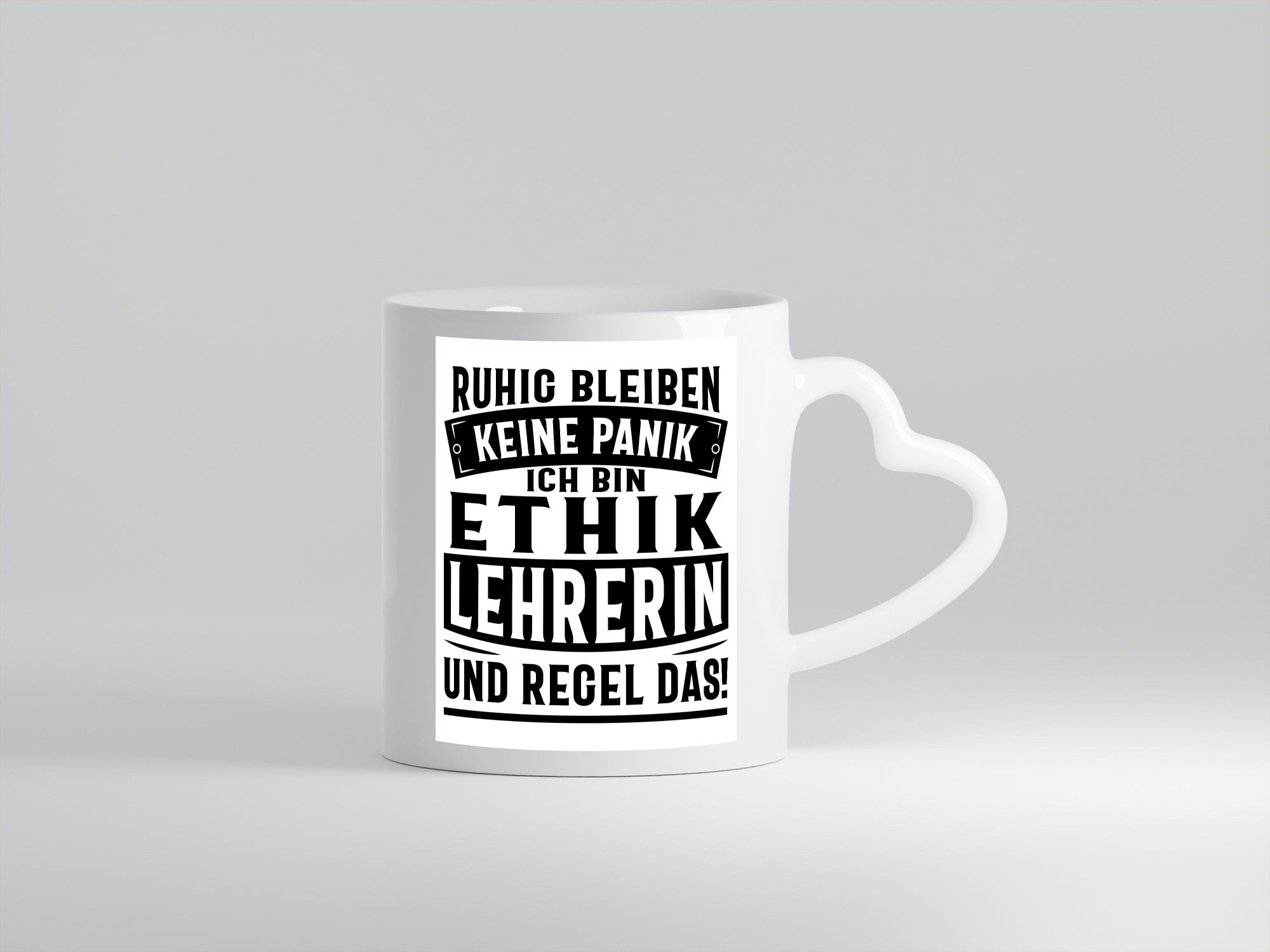 Ethik Lehrerin regelt das Geschenk Humor Geschenkidee lustiger Spruch Tasse