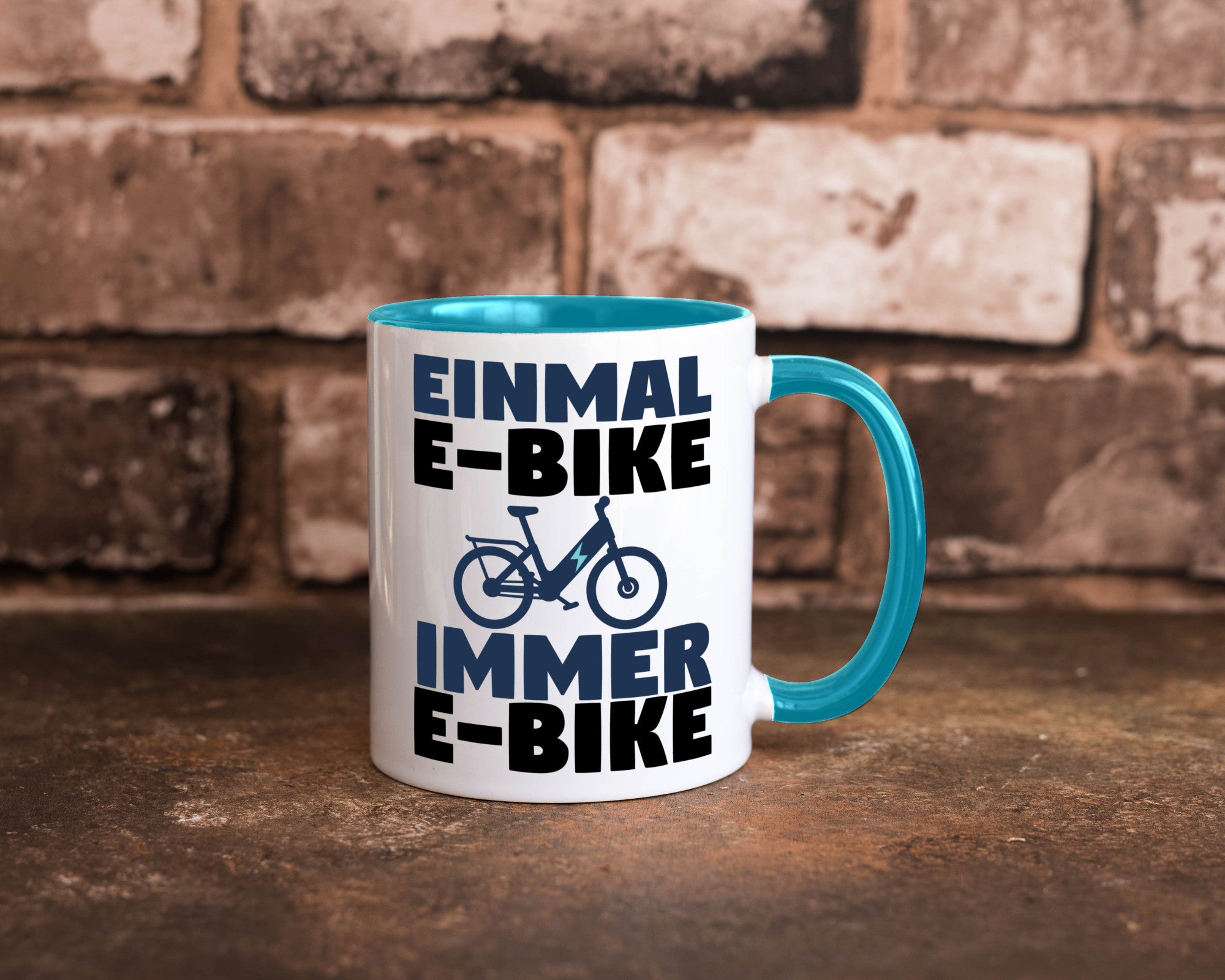E-Bike Fahrer | Radfahrer Tasse Fahrrad Elektrorad lustiger Spruch Geschenk
