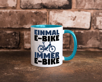 E-Bike Fahrer | Radfahrer Tasse Fahrrad Elektrorad lustiger Spruch Geschenk