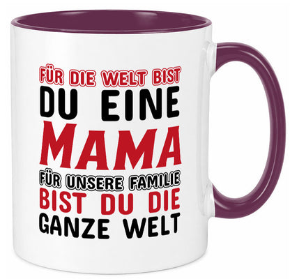 Beste mama der Welt lustiger Spruch Geschenk Familie Geschenkidee Tasse