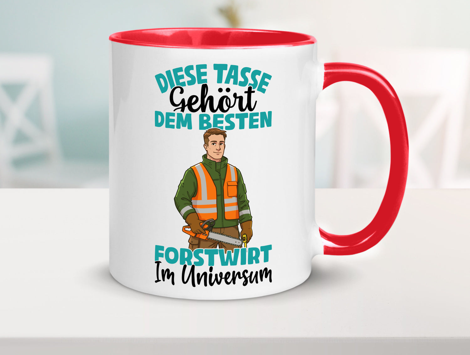 Im Universum: Forstwirt | Waldarbeiter lustig Arbeit Kollegen Büro Geschenk