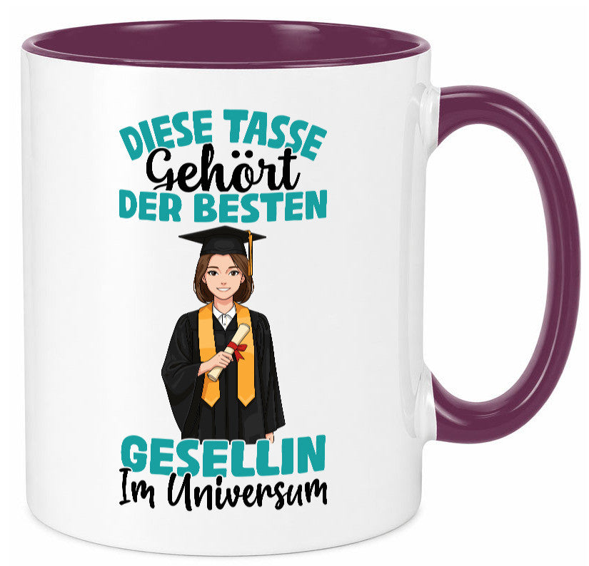 Im Universum: Gesellin | Handwerkerinnen lustiger Spruch Geschenk Humor