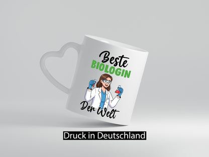 Beste Biologin | Biologie Naturforscherin v2 Geschenkidee Humor Tasse