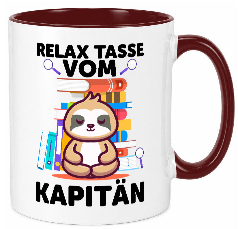 Relax Tasse: Kapitän | Schiffskapitän Schiff Geschenk Humor Geschenkidee