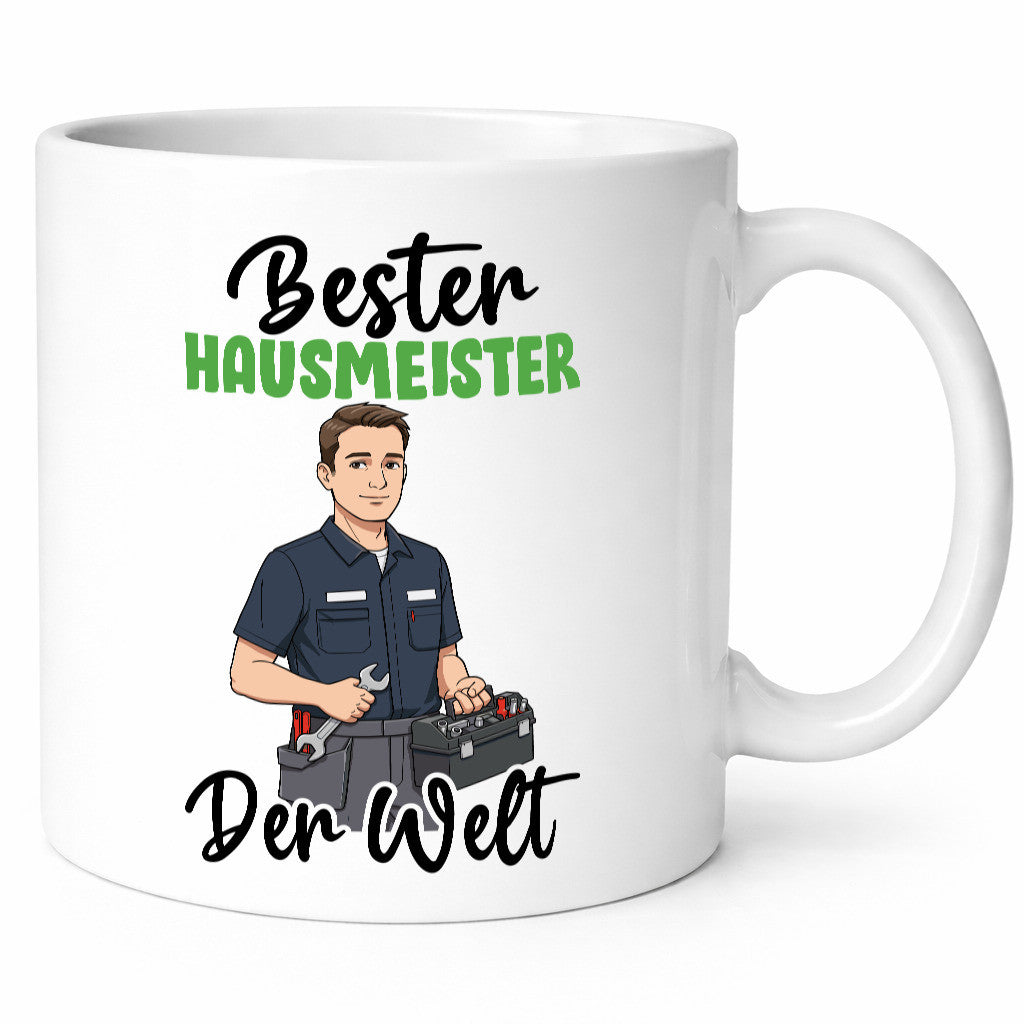 Bester Hausmeister | Hauswart v2 lustiger Spruch Geschenk Humor Geschenkidee