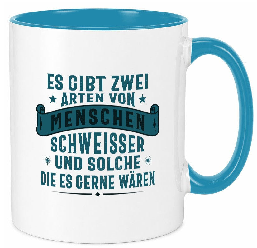 Zwei Arten Menschen | Schweisser Sterne Geschenk Humor Geschenkidee lustiger Tasse