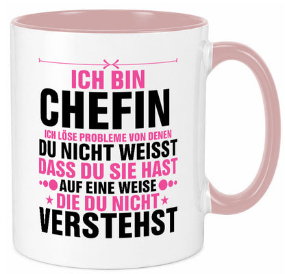 Löse Probleme: Chefin | Führungskraft Vorgesetzte lustiger Spruch Geschenk