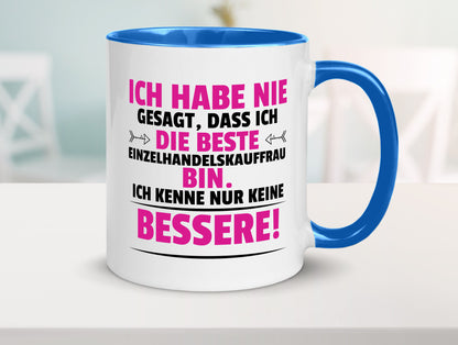 Die Beste Einzelhandelskauffrau | Einzelhandel Geschenkidee Humor Tasse