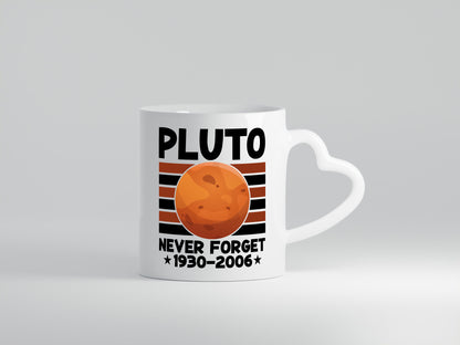 Pluto | Planet Never forget Astronomie Nerd Space Geschenk Humor Geschenkidee