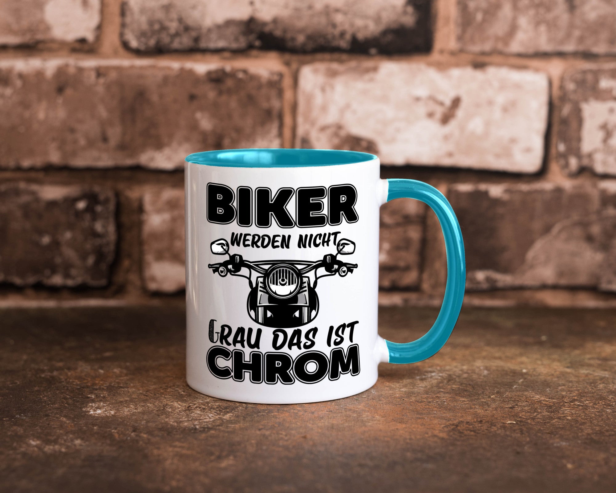 Biker werden nicht grau | Motorrradfahrer Tasse Humor Geschenkidee