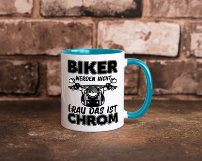 Biker werden nicht grau | Motorrradfahrer Tasse Humor Geschenkidee