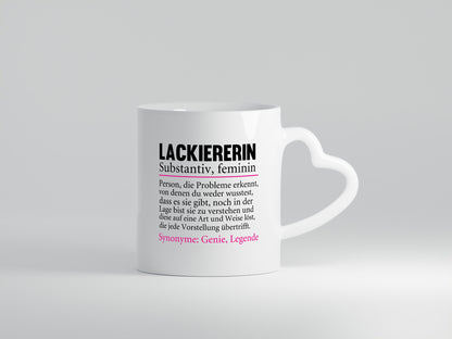 Lackiererin | Beruf Spruch lackieren Humor Geschenkidee Arbeit Kollegen Büro