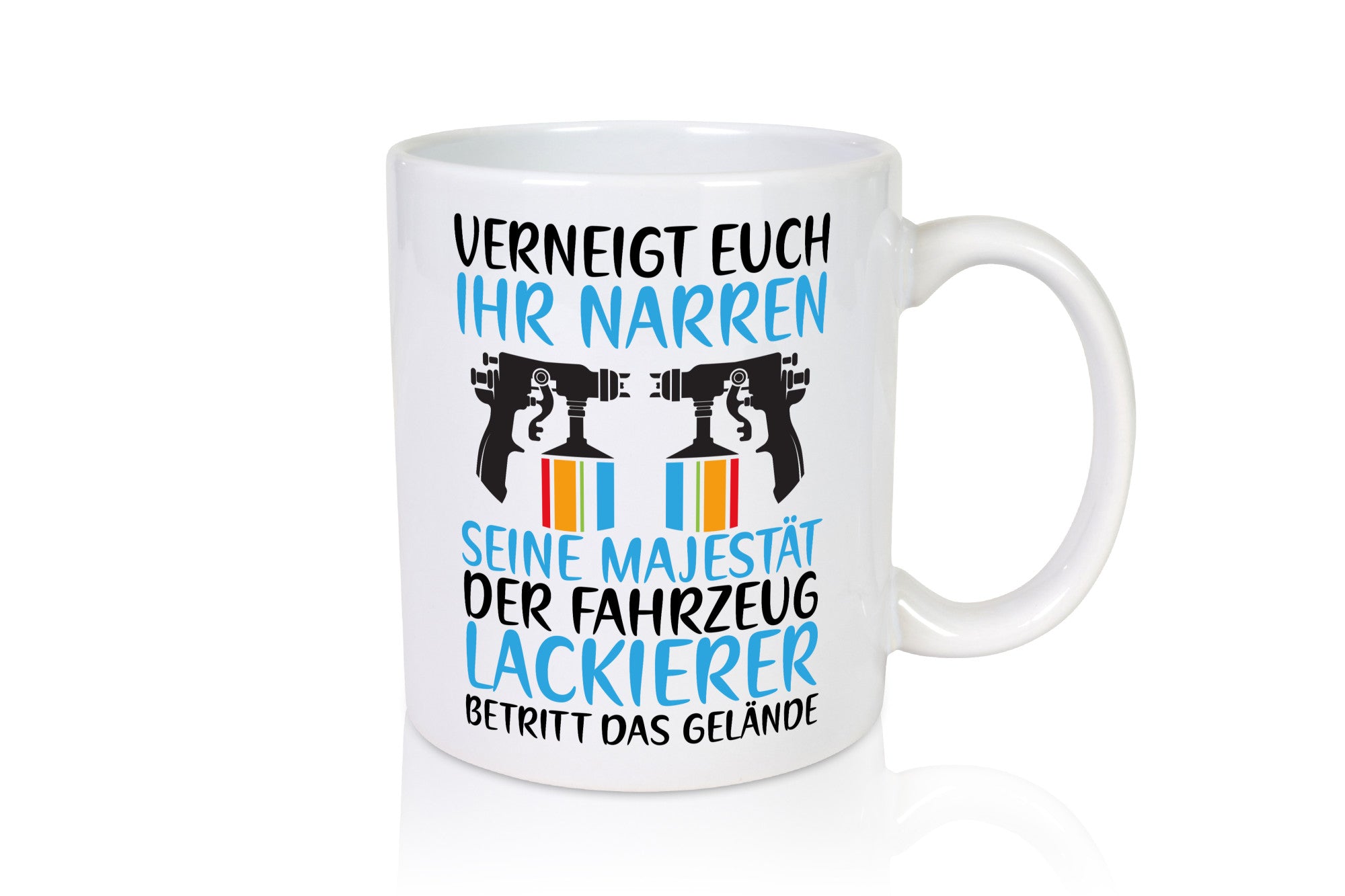 Verneigt euch vor dem Fahrzeug Lackierer | KFZ Sprühdose Geschenk Humor
