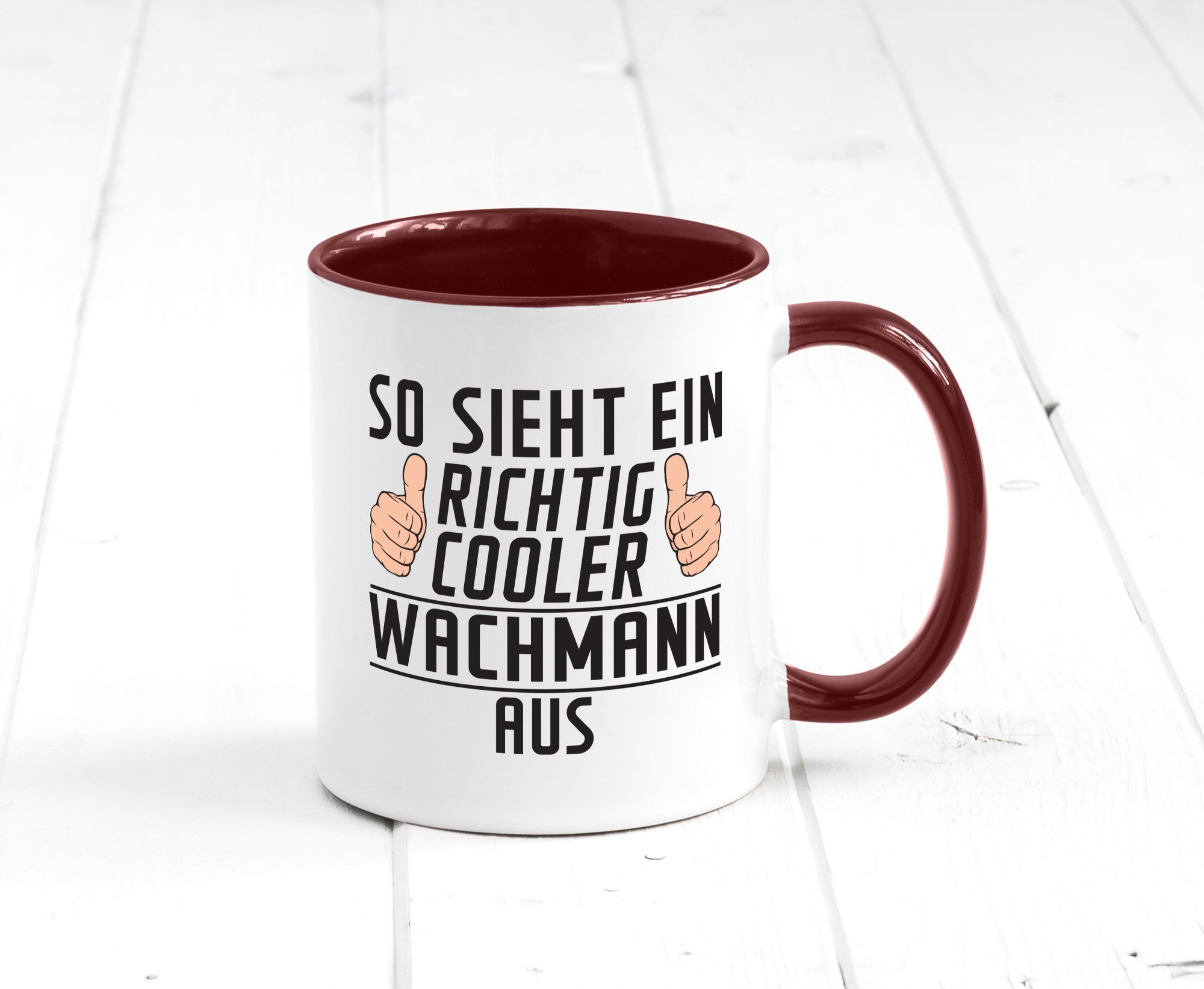 Richtig Cooler Wachmann | Wachpersonal Nachtwächter lustig Humor Geschenkidee