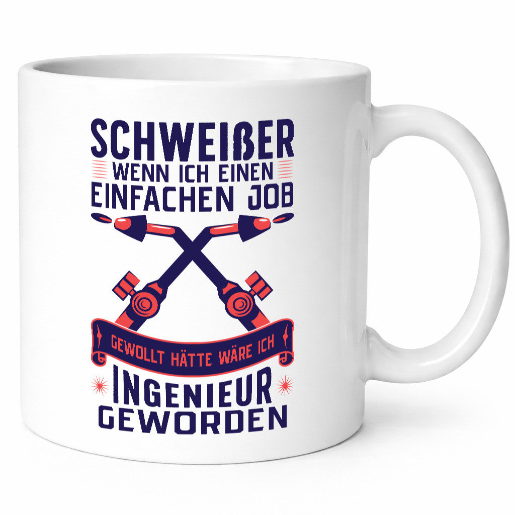 Schweißer | Einfacher Job Ich bin der beste Geschenkidee Arbeit Kollegen Büro