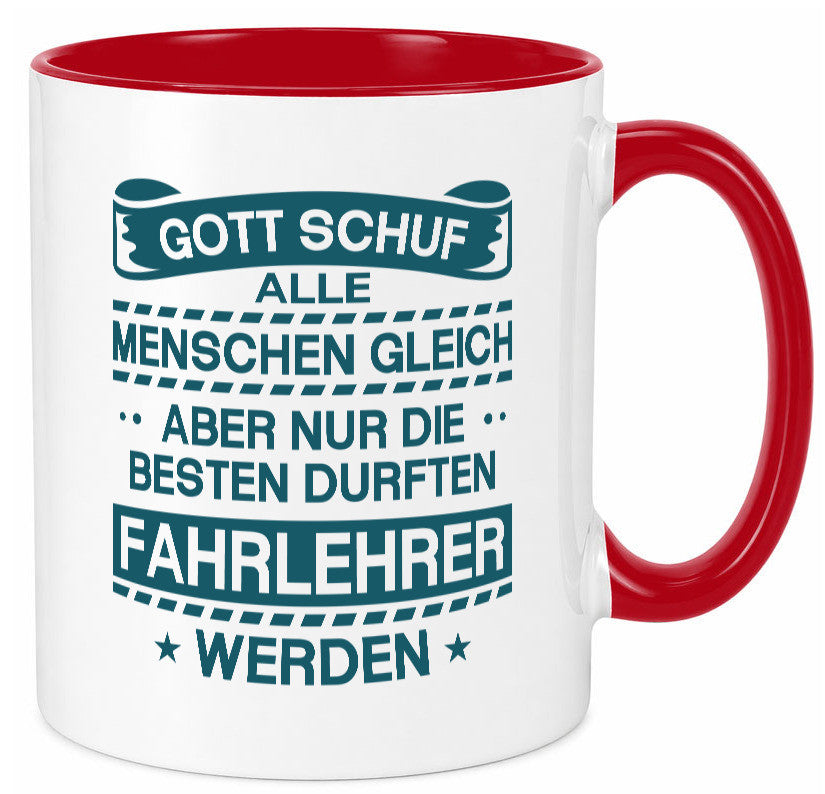 Alle Menschen gleich, die Besten sind Fahrlehrer | Sterne Humor Geschenkidee