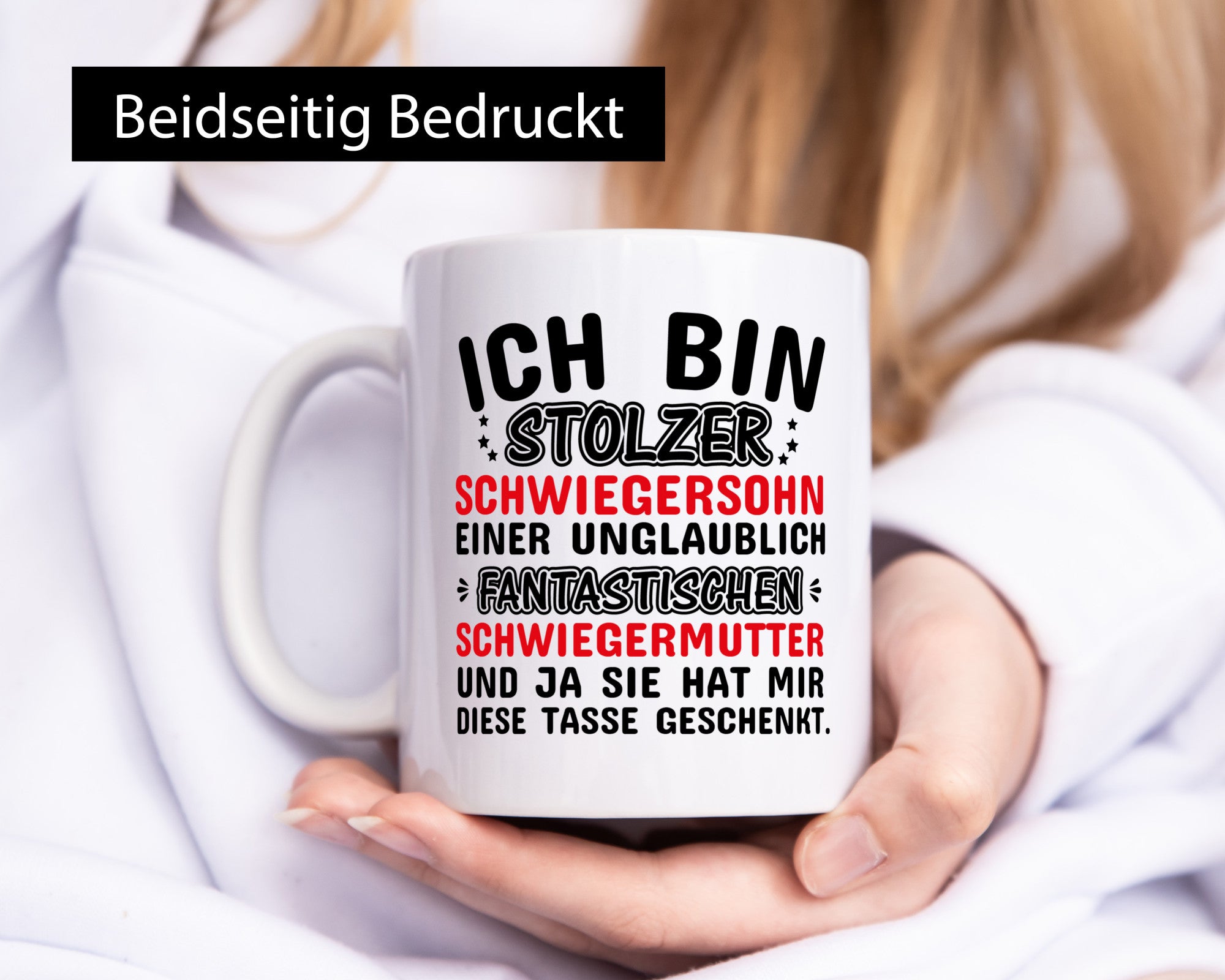 Stolzer Schwiegersohn einer Schwiegermutter Geschenkidee Familie Humor Tasse