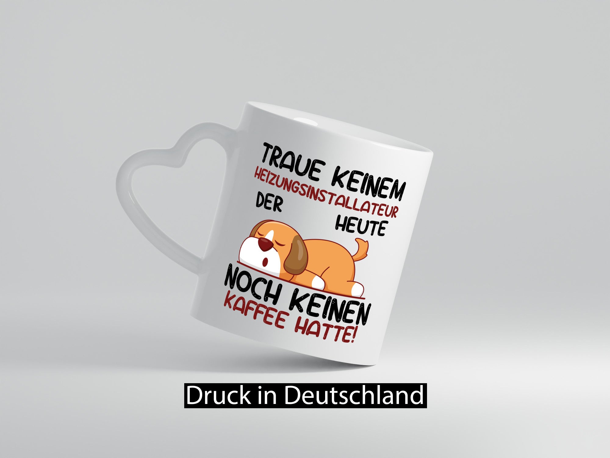 Traue keinem Heizungsinstallateur | Heizungsbauer Humor Geschenkidee Tasse