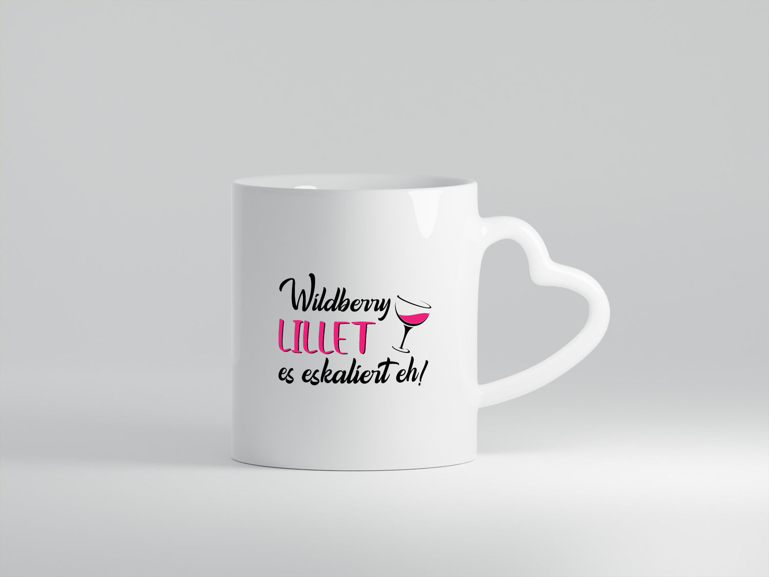 Wildberry Lillet, es eskaliert eh! | Glas Geschenk Humor Geschenkidee lustige