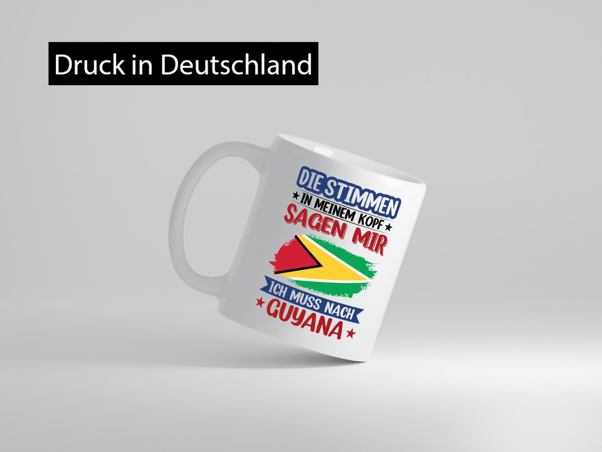 Guyana | Urlaub Stimmen in meinem Kopf Traumland lustig Humor Geschenkidee