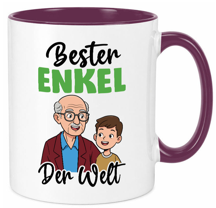 Bester Enkel | Großmutter Großvater Oma Opa lustiger Spruch Geschenk Familie