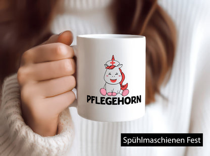 Pflegehorn | Krankenpflegerin Einhorn lustiger Spruch Geschenk Humor