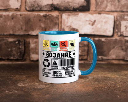 60. Geburtstag | 60 Jahre Humor Limited Edition Geschenkidee Tasse