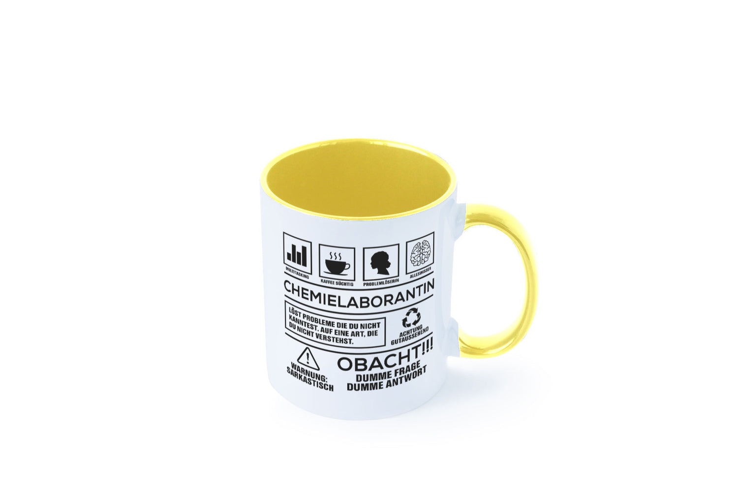 Achtung Probleme Chemielaborantin | Laborantin Chemie Geschenk Humor