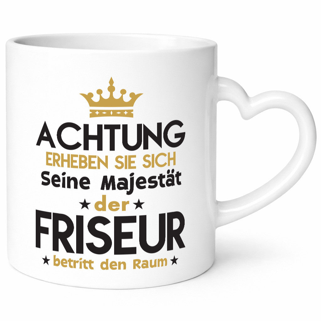 Seine Majestät Friseur | Frisör Humor Geschenkidee Tasse