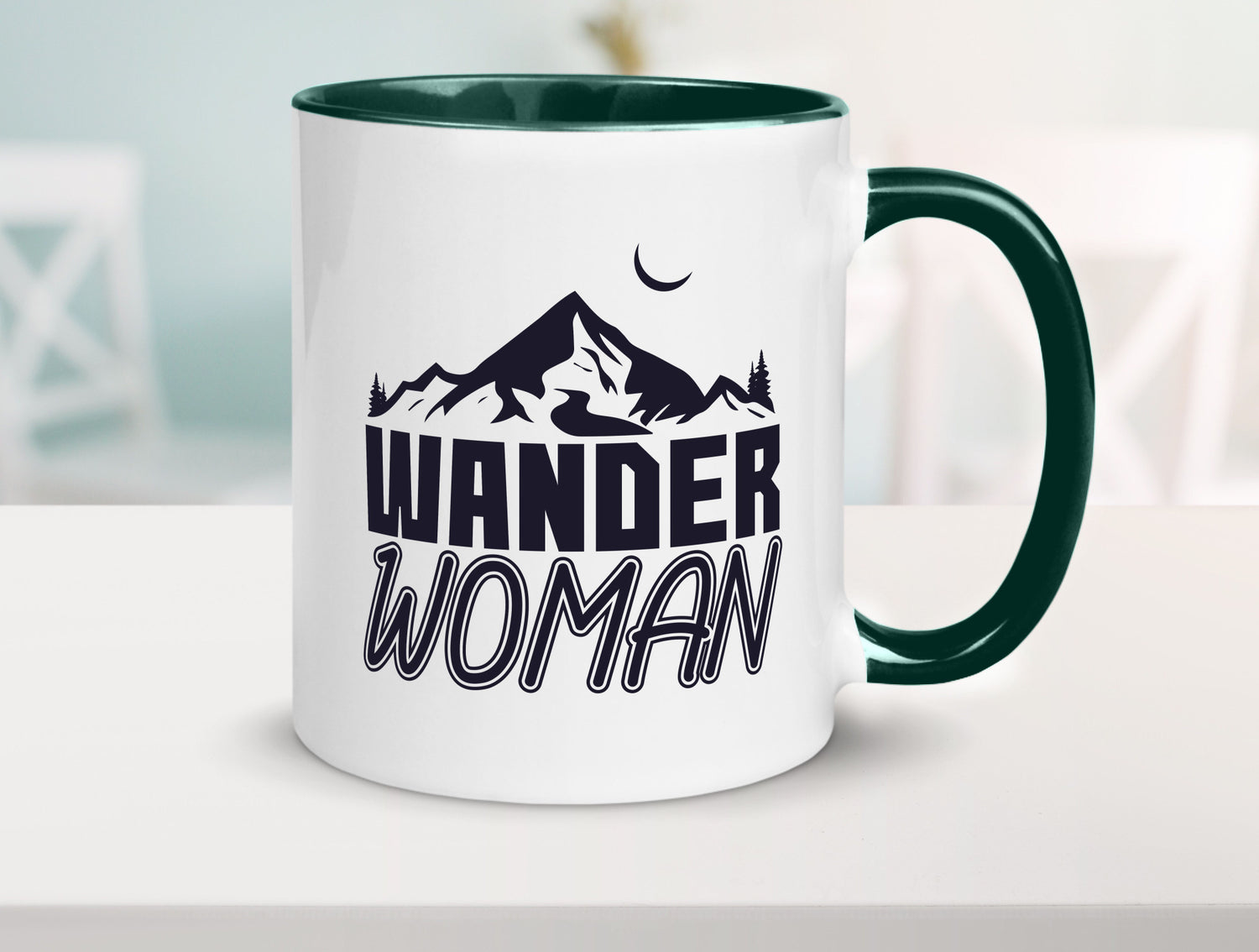Wander Woman | Frauen Tasse Wanderer Bergsteigen lustig Familie Geschenkidee