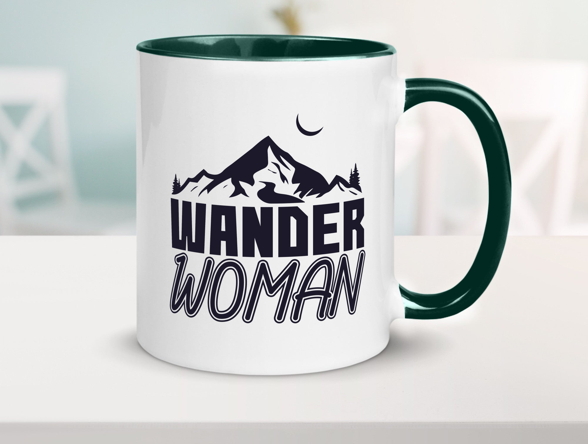 Wander Woman | Frauen Tasse Wanderer Bergsteigen lustig Familie Geschenkidee
