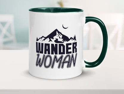 Wander Woman | Frauen Tasse Wanderer Bergsteigen lustig Familie Geschenkidee