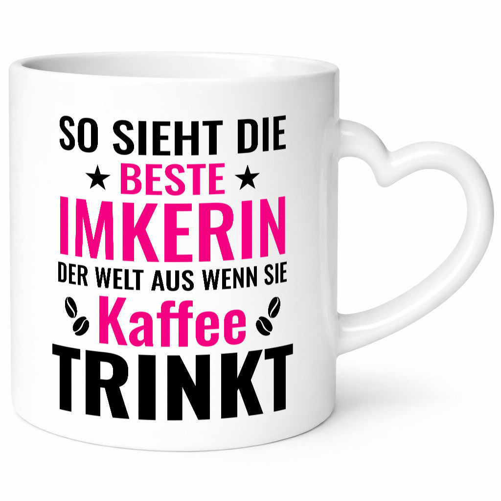 Kaffee trinkt: Imkerin | Imkerei Humor Geschenkidee Tasse