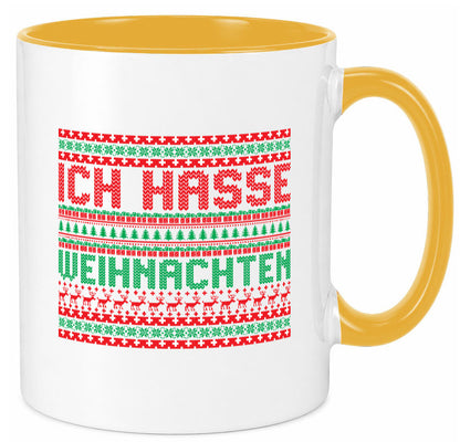 Ich Hasse Weihnachten | Ugly Christmas anti v2 Humor Geschenkidee Tasse