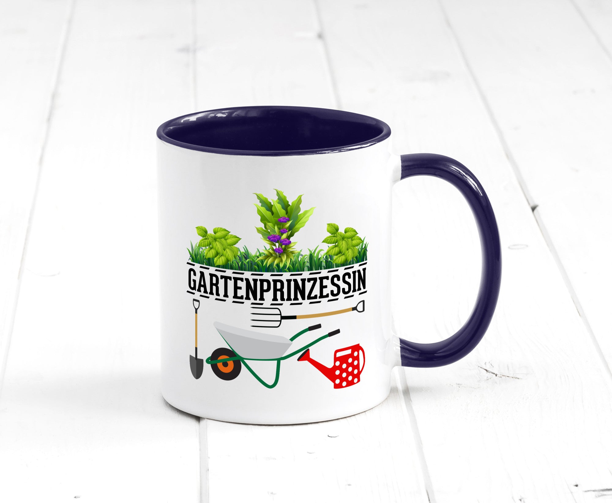 Gartenprinzessin | Gärtnerin Gartenliebhaber Geschenk Humor Geschenkidee