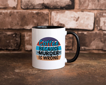Kaffeetrinker Tasse | schwarzer Humor Büro Spruch Geschenk Arbeit Kollegen