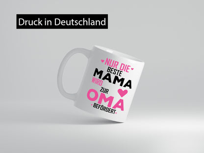 Beförderung zu Oma | Schwangerschaft Großmutter Humor Familie Geschenkidee Tasse