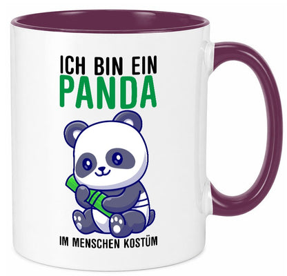Ich bin ein Panda | Pandabär Kinder v2 Geschenkidee Humor Tasse