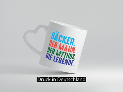 Bäcker | Der Mann Mythos Die legende Humor Geschenkidee Tasse